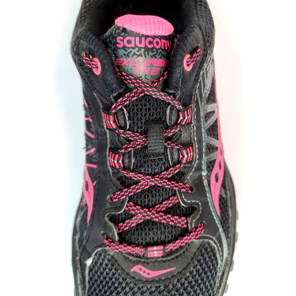 Saucony Excursion TR9 Women's Size 10 Black Pink Trail Running Shoes S15249-15 - Picture 3 of 9